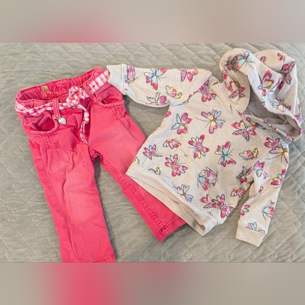 Pampolina Pink and Cream Kids Matching Set